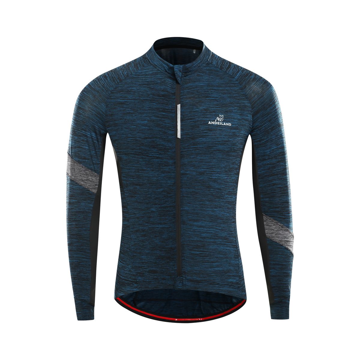 ANDESLAND OUTDOOR APPAREL - Polera Tricota Manga Larga Corsac Verde Hombre