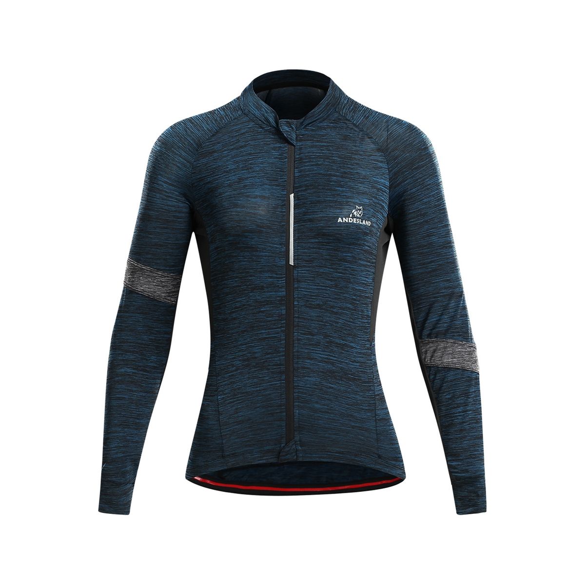 ANDESLAND OUTDOOR APPAREL - Polera Tricota Manga Larga Corsac Verde Mujer