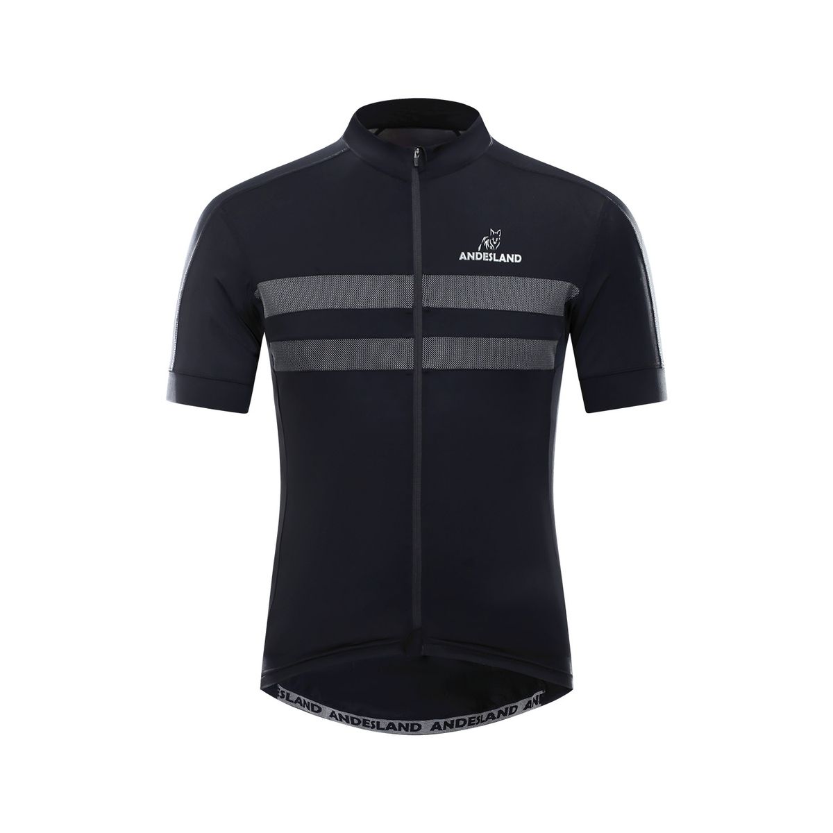 ANDESLAND OUTDOOR APPAREL - Polera Tricota Manga Corta Swift Limit Negro Hombre