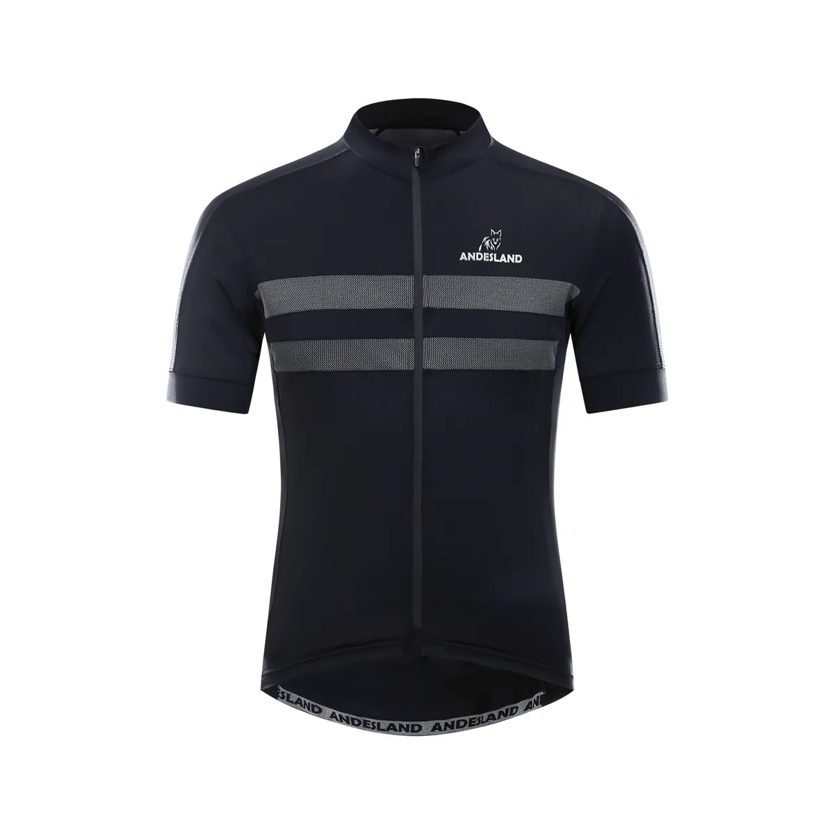 ANDESLAND OUTDOOR APPAREL - Polera Tricota Manga Corta Swift Limit Negro Hombre