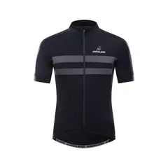 ANDESLAND OUTDOOR APPAREL - Polera Tricota Manga Corta Swift Limit Negro Hombre