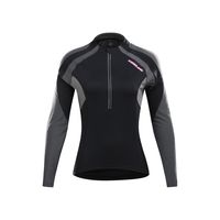 Polera Tricota Manga Larga Swift Negro Mujer