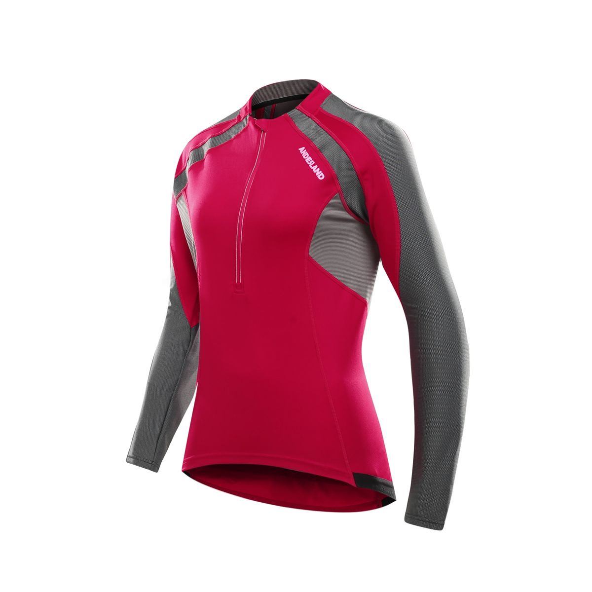 ANDESLAND OUTDOOR APPAREL - Polera Tricota Manga Larga Swift Rojo Mujer.-