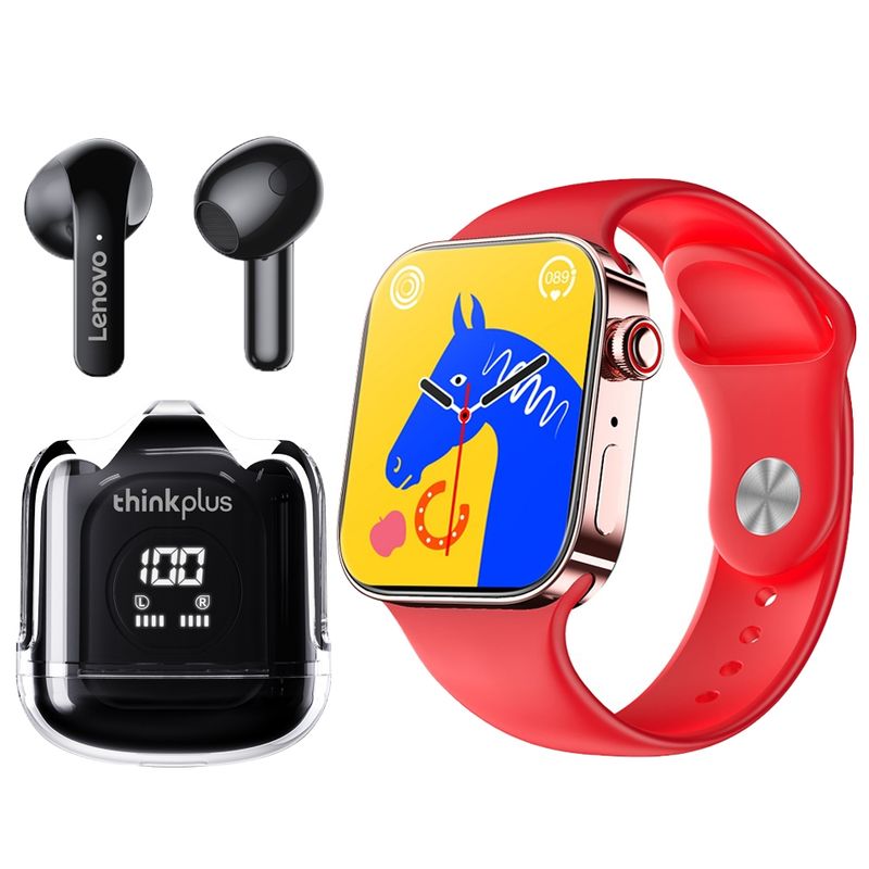 LENOVO - Audífono inalámbricos Lenovo XT65 y smartwatch i14Pro