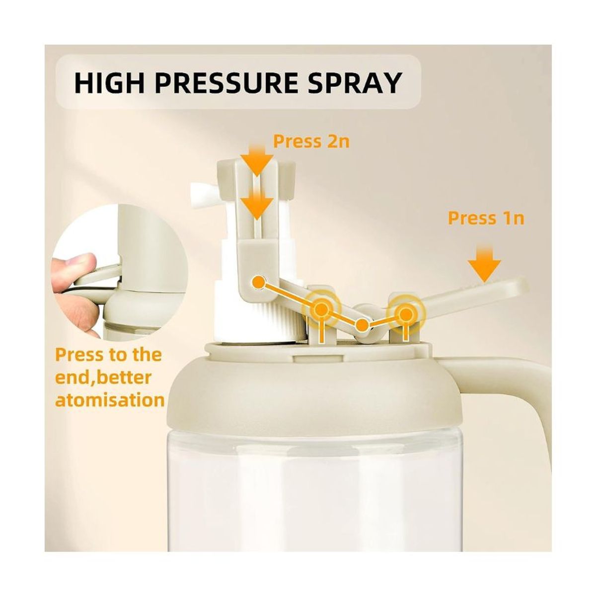 GENERICO - Rociador De Aceite Aceitero Spray Vinagre Limon