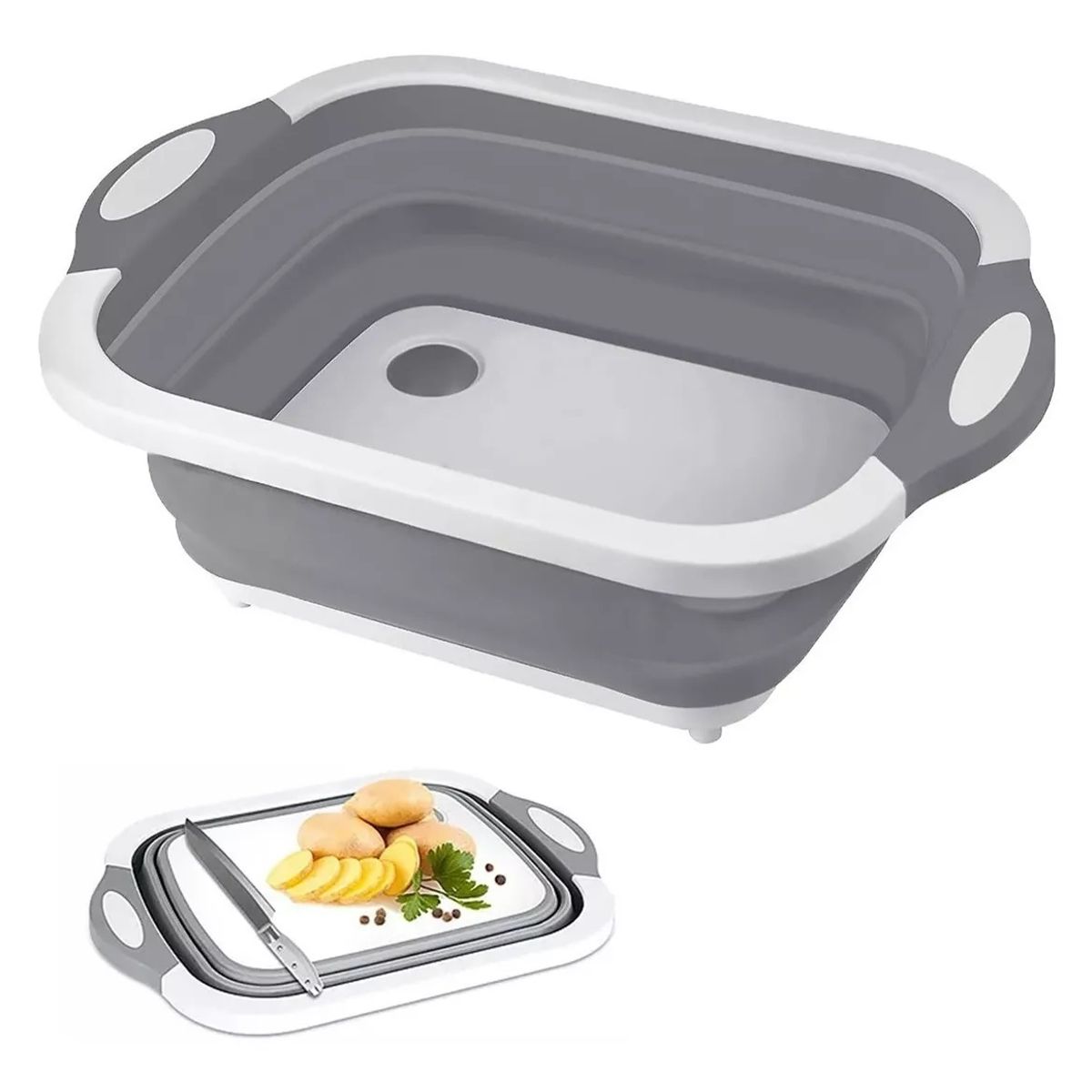 GENERICO - Tabla De Picar Plastica Tabla Para Cortar Multiusos Cocina