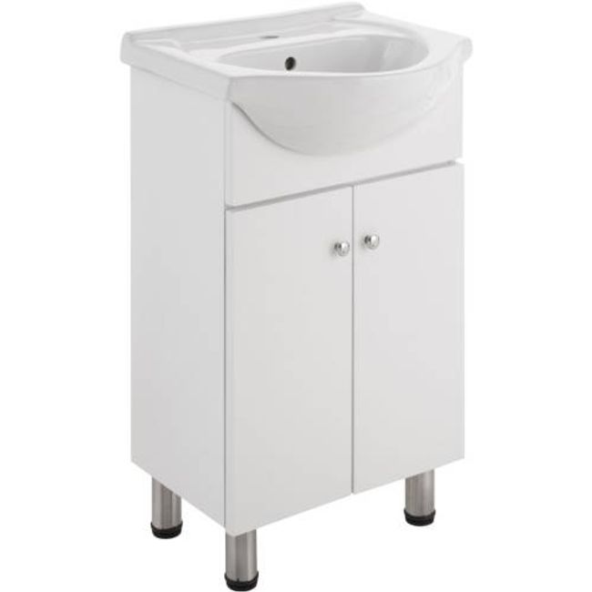 DUSCHY - MUEBLE DE BAÑO BLANCO 50X82X43 cm