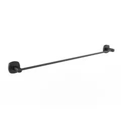 DUSCHY - TOALLERO ANILLA ZINC MATTE BLACK - CARIN