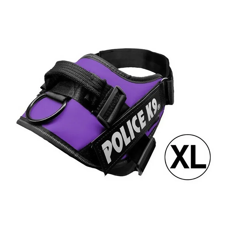 GENERICO - Arnés Para Perro Grande Police K9 Talla XL - Purpura