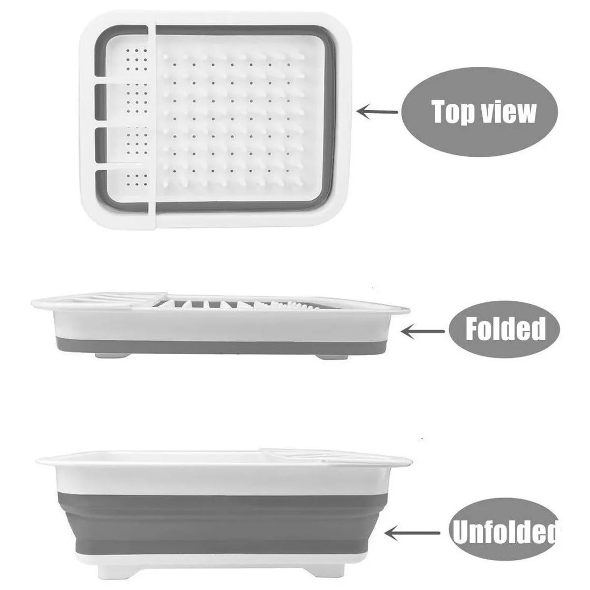 GENERICO - Secador Escurridor Plato Escurridor Plegable Secador De Loza