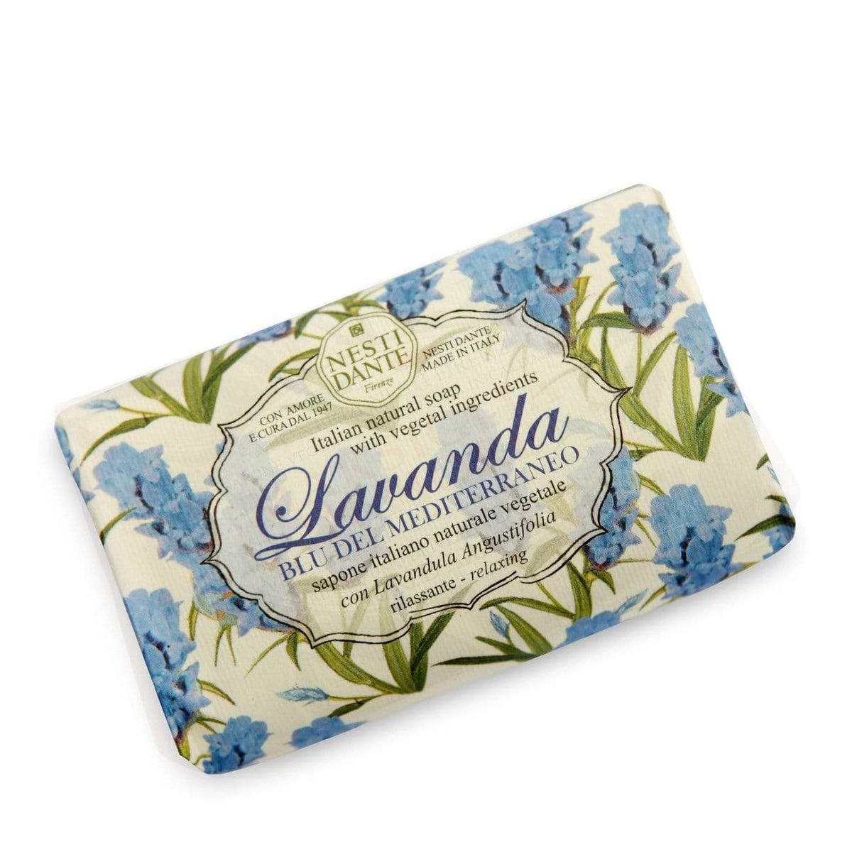 NESTI DANTE - Jabón Barra Nesti Dante Lavanda Blu del Mediterraneo 150 g.