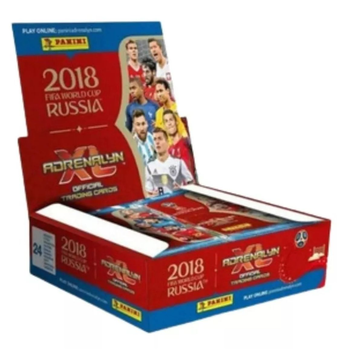 PANINI - CAJA DE CARTAS ADRENALYN RUSIA 2018 (24 SOBRES)