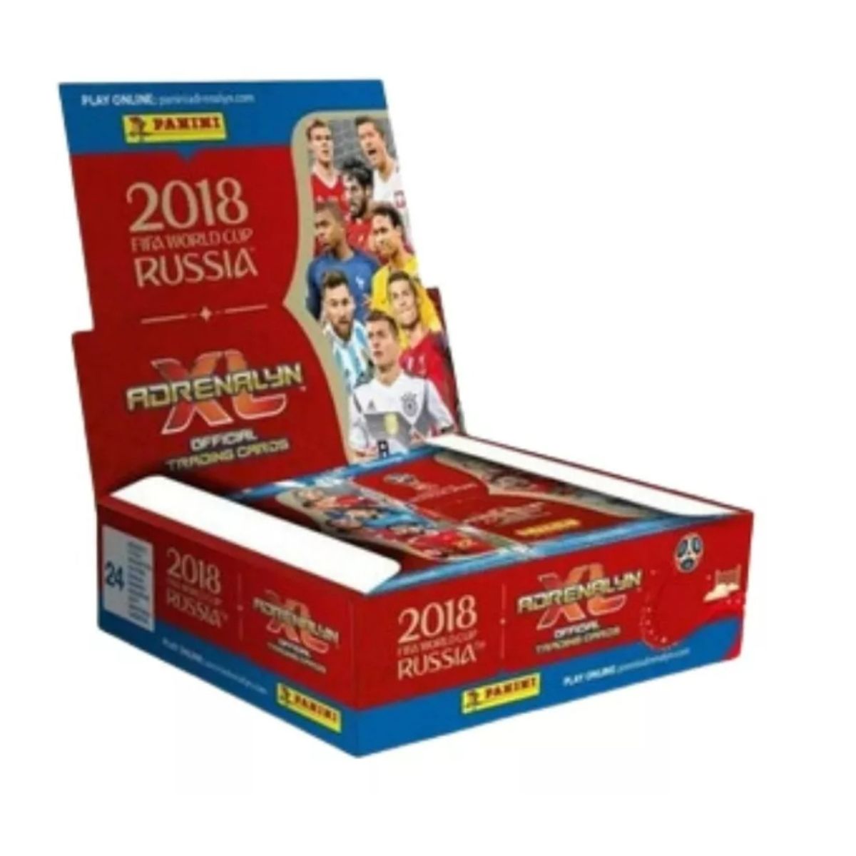 PANINI - CAJA DE CARTAS ADRENALYN RUSIA 2018 (24 SOBRES)
