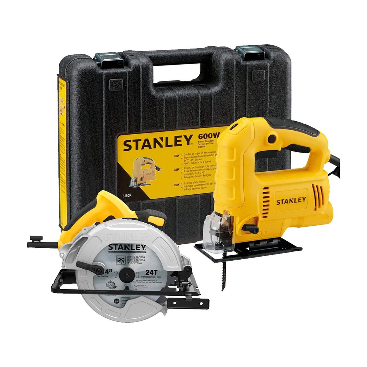 STANLEY - Sierra Circ 1600w  Sierra Cal 600w Stanley Sc16-sj60k
