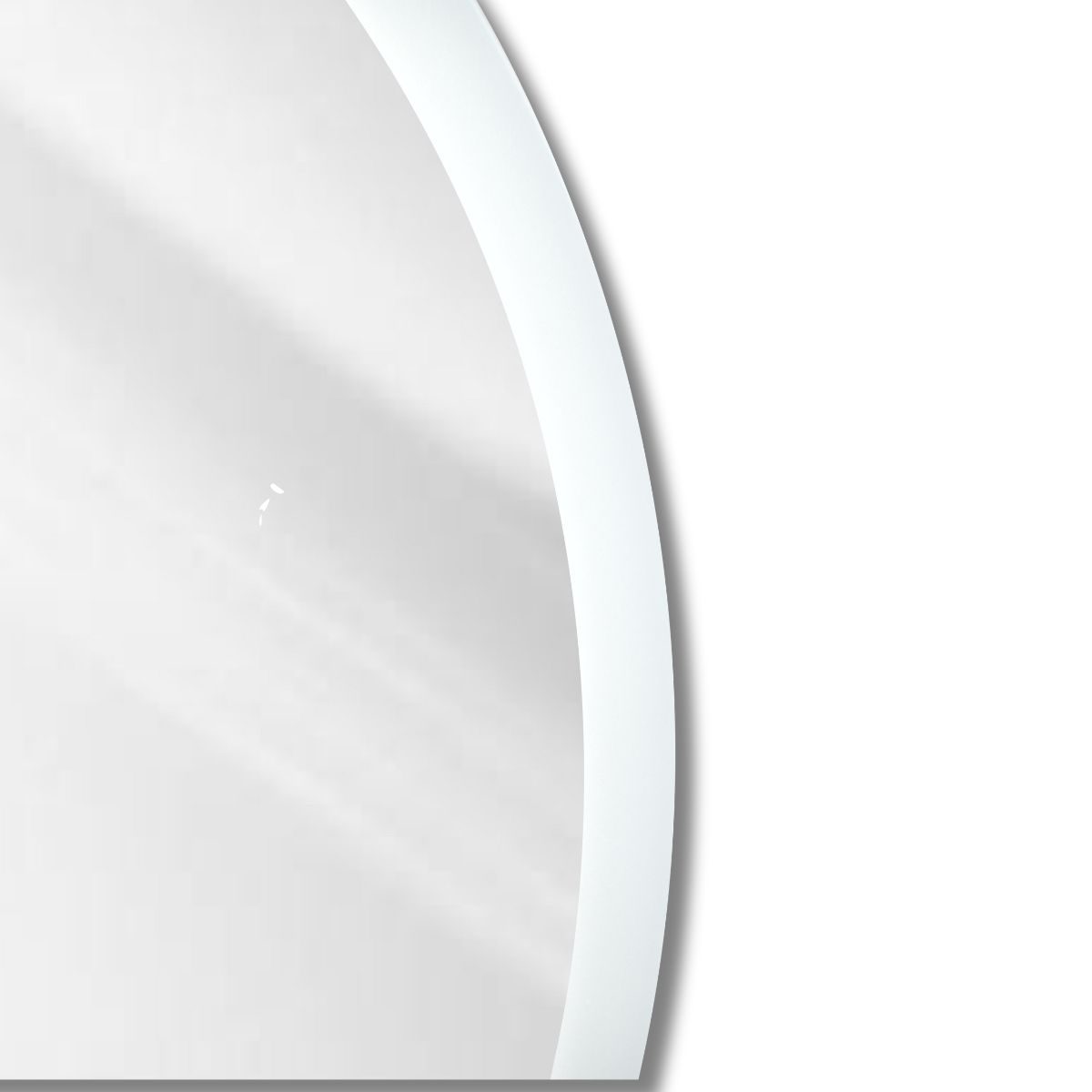 NECTAR - Espejo Redondo con Luz LED Blanca y Sensor Táctil Moderno y Decorativo 60 cm