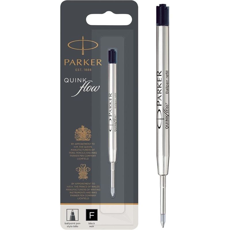PARKER - Repuesto De Bolígrafo Quinkflow Negro 0.8 Parker