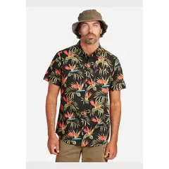 RIP CURL - Camisa M/C Birt Floral Multicolor Hombre Ripcurl