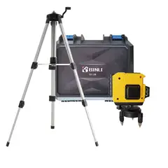 CASTLETEC - Nivel Laser de contrucción 12 líneas 3D Binli BL12 con tripode 1.2m