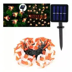 GENERICO - Pack 4x Guirnalda Solar De Abeja 5 Mts Exterior