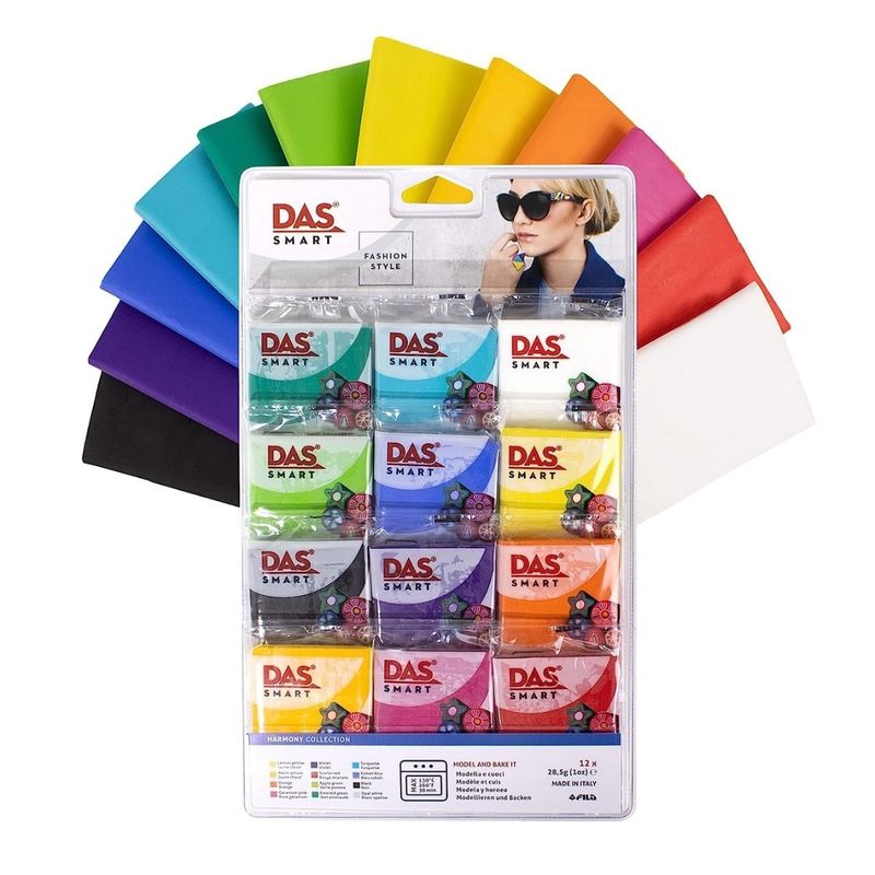 GENERICO - Arcilla Das Smart Set 12 Colores Harmony