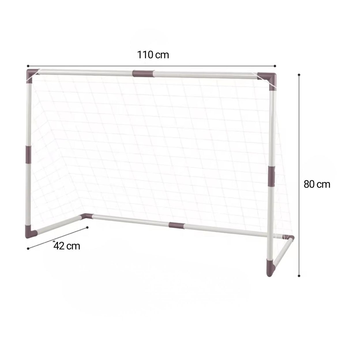 AUCKLAND OUTDOOR - Arco Futbol Niño Pelota+Red+Bombin 110X80Cm.