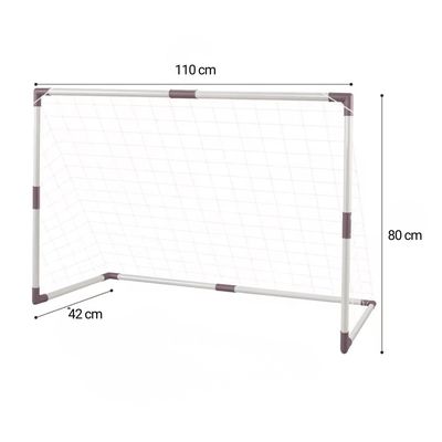 Imagen 2 del producto Arco Futbol Niño Pelota+Red+Bombin 110X80Cm.