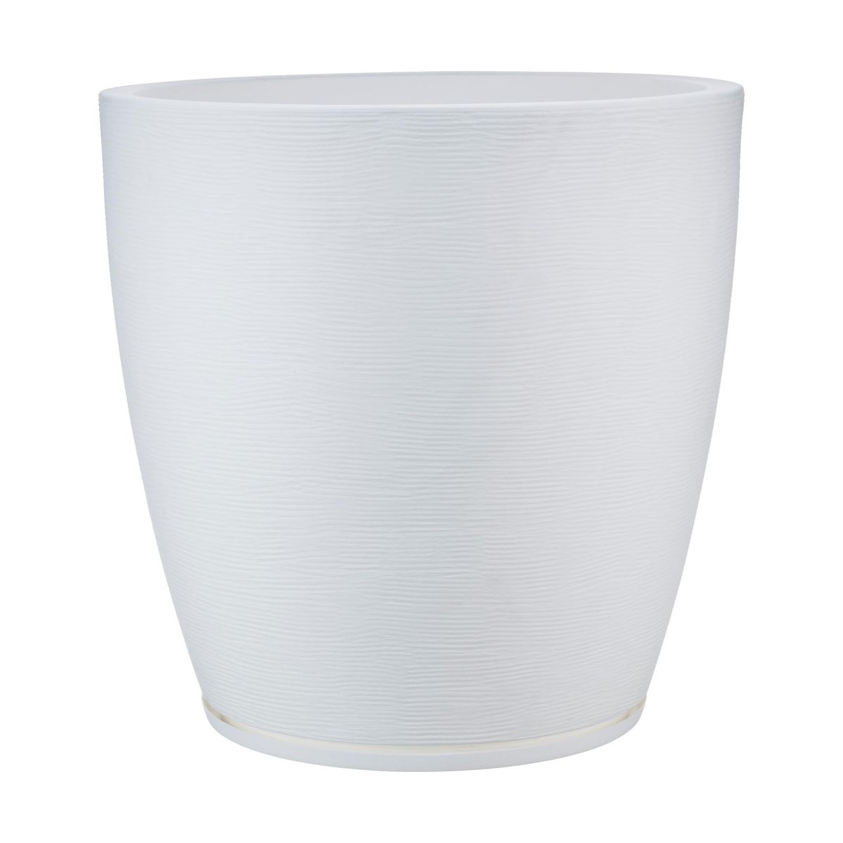 FLORIDIS - MACETERO FLORIDIS BLANCO AMSTERDAM 55CM ALTO CON PLATO