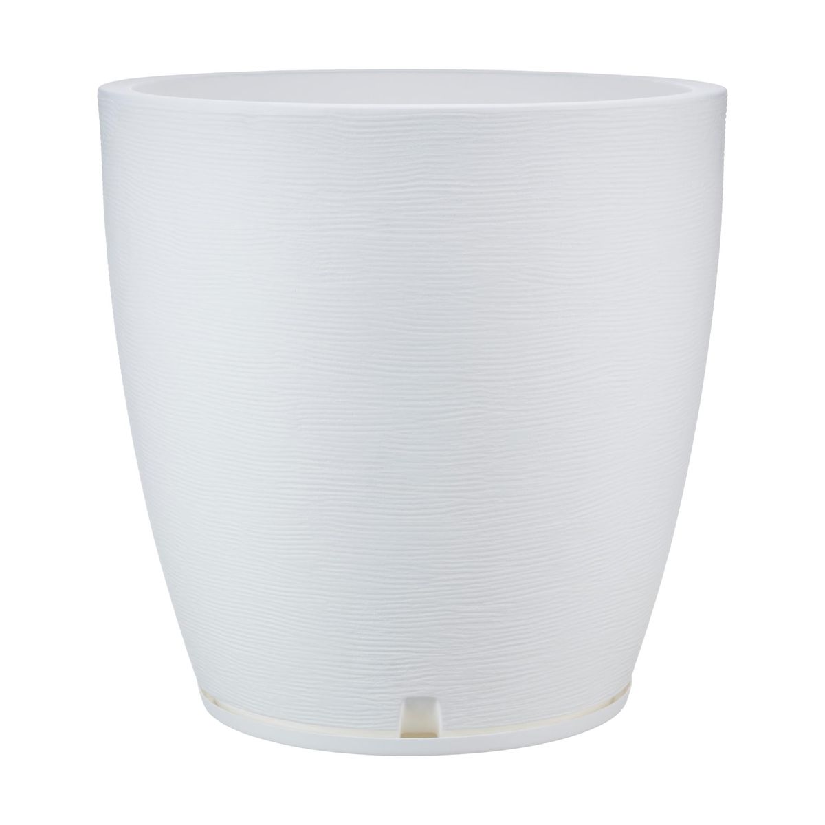 FLORIDIS - MACETERO FLORIDIS BLANCO AMSTERDAM 55CM ALTO CON PLATO