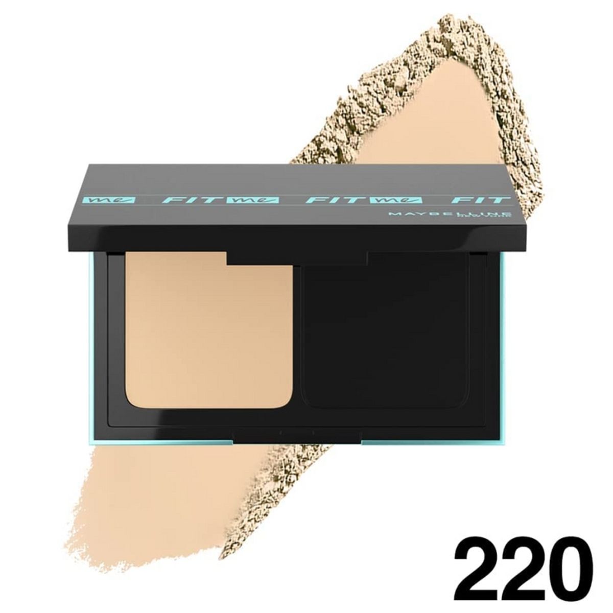 MAYBELLINE - POLVO MAYBELLINE FIT ME POWDER FOUNDATION 220 NATURAL BEIGE.