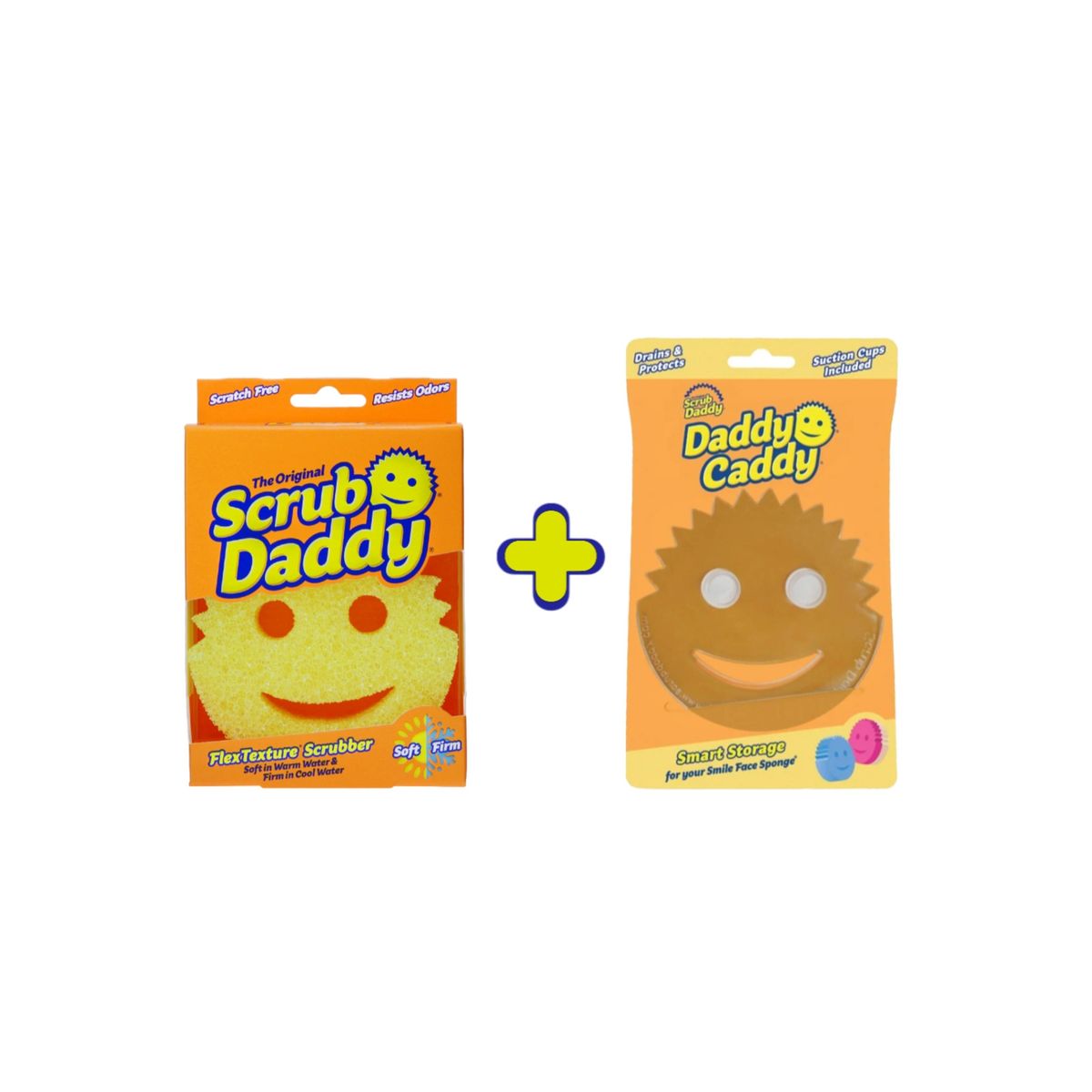 SCRUB DADDY - Pack Esponja Scrub Daddy + Daddy Caddy SCRUB DADDY