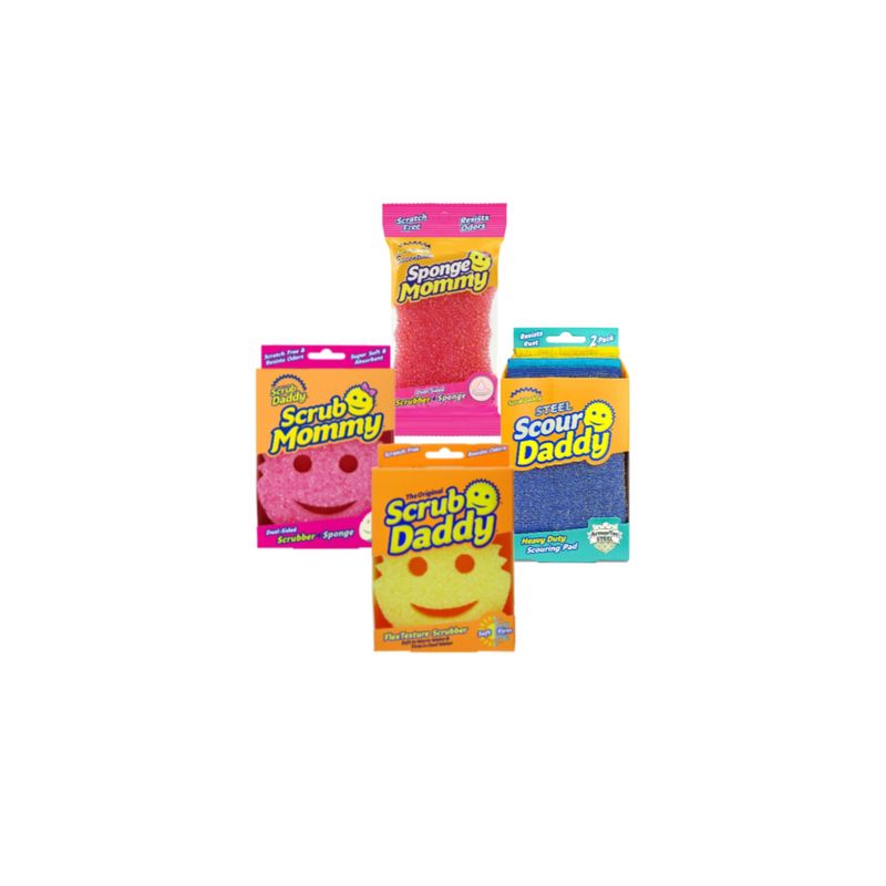 SCRUB DADDY - Pack 4 Esponjas Scrub Daddy SCRUB DADDY