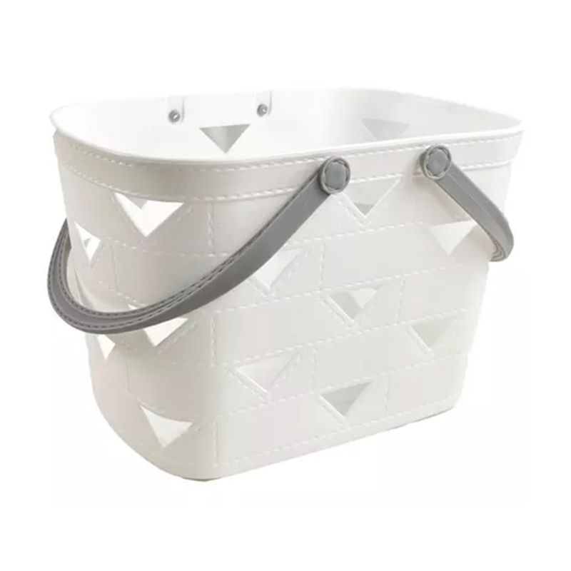 GENERICO - Canasto Organizador Para Baño Multiuso Con Manillas 27x17x18