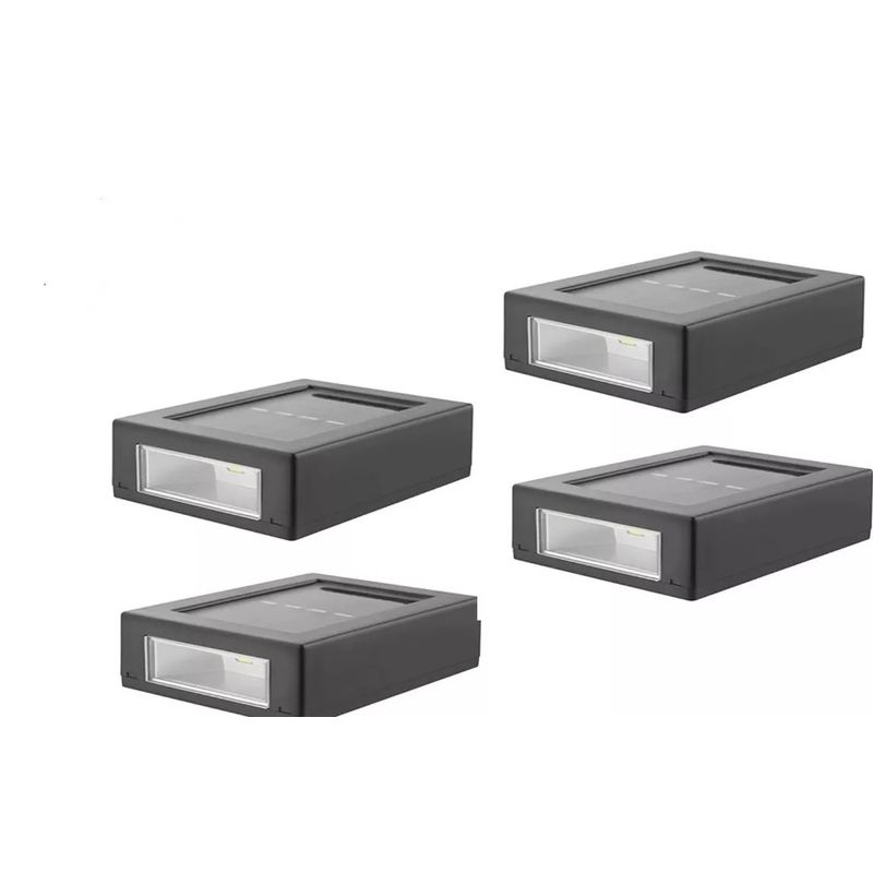 GENERICO - Pack X4 Luces Solares para Pared y Muros Exterior