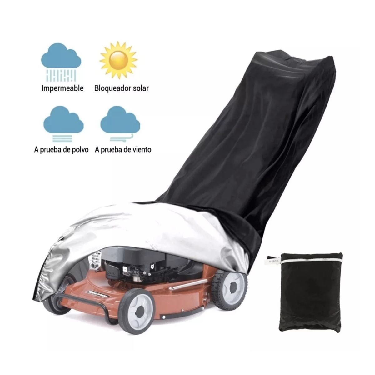 GENERICO - Cubierta Funda Covertor Cortacesped Husqvarna Y Otros