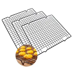 GENERICO - X3 Rejilla De Refrigeracion Pequeña Pasteleria Cocina Horno peq 25c
