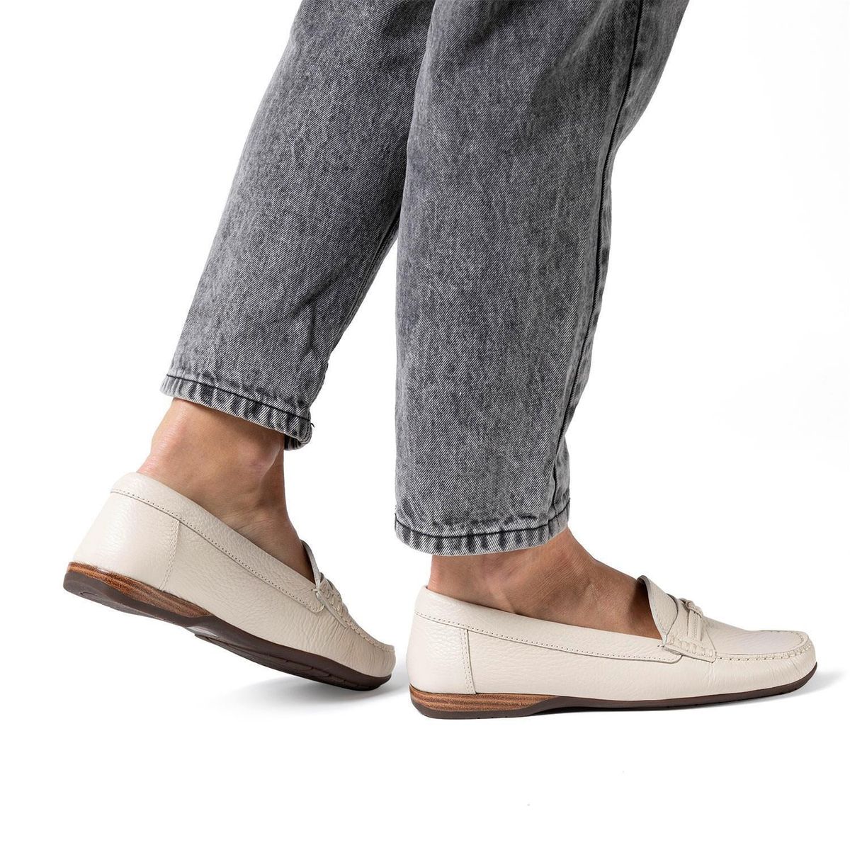 GACEL - Mocasin - Mujer - Rosela - Gacel - Crema