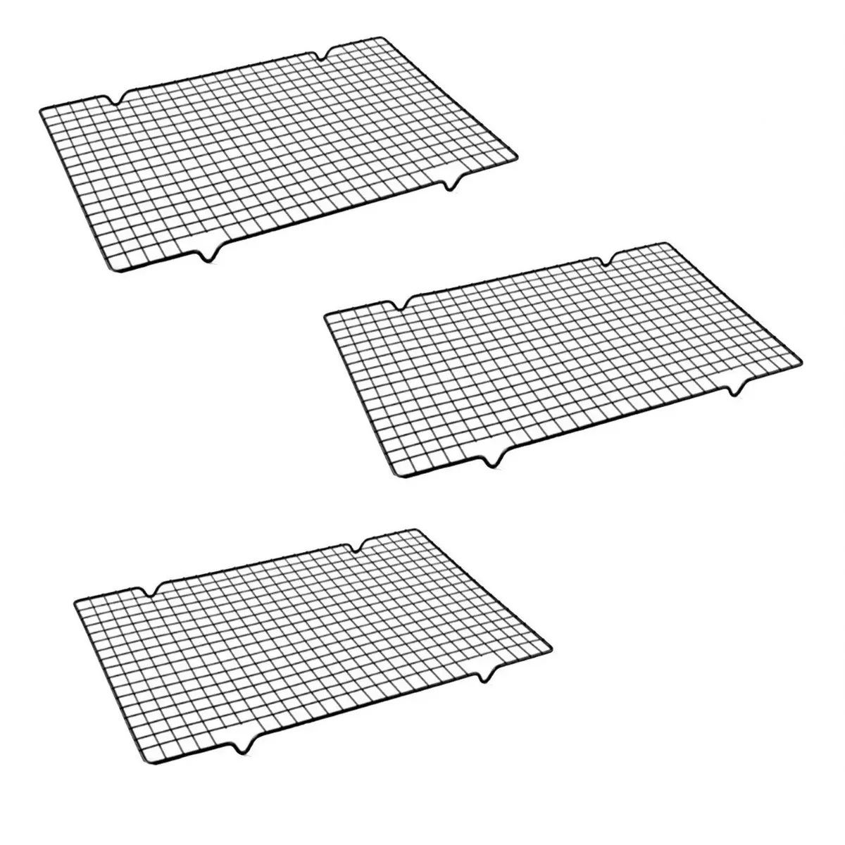 GENERICO - X3 Rejilla De Refrigeración Pastelería Cocina Rejilla Horno 41c
