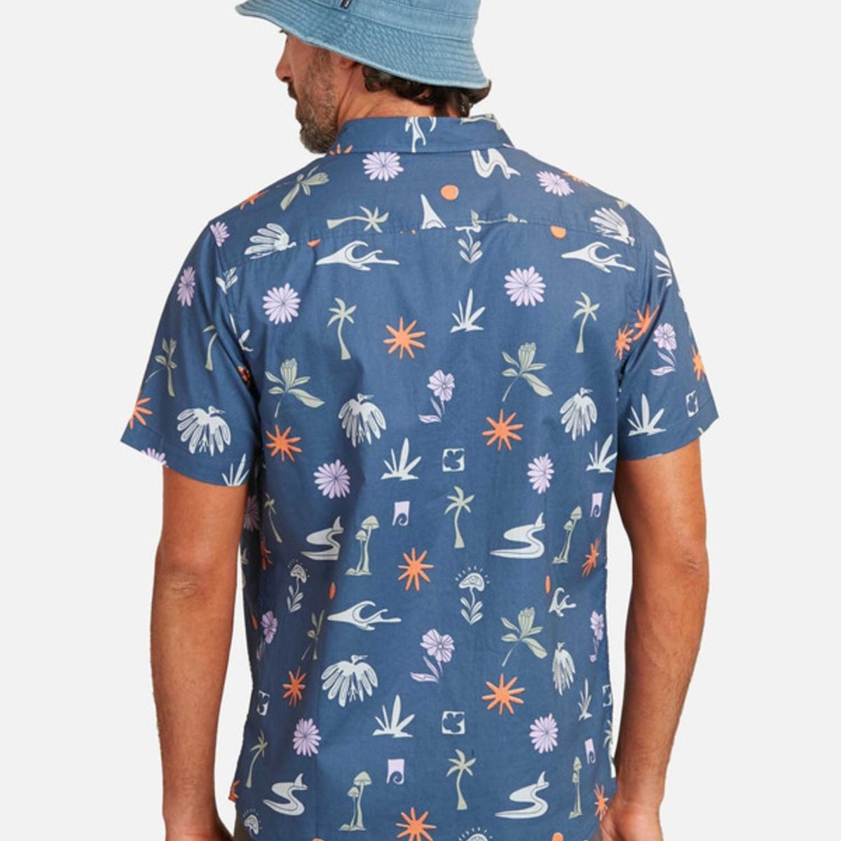 RIP CURL - Camisa M/C Party Pack Conversational Multicolor Hombre Ripcurl