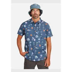 RIP CURL - Camisa M/C Party Pack Conversational Multicolor Hombre Ripcurl