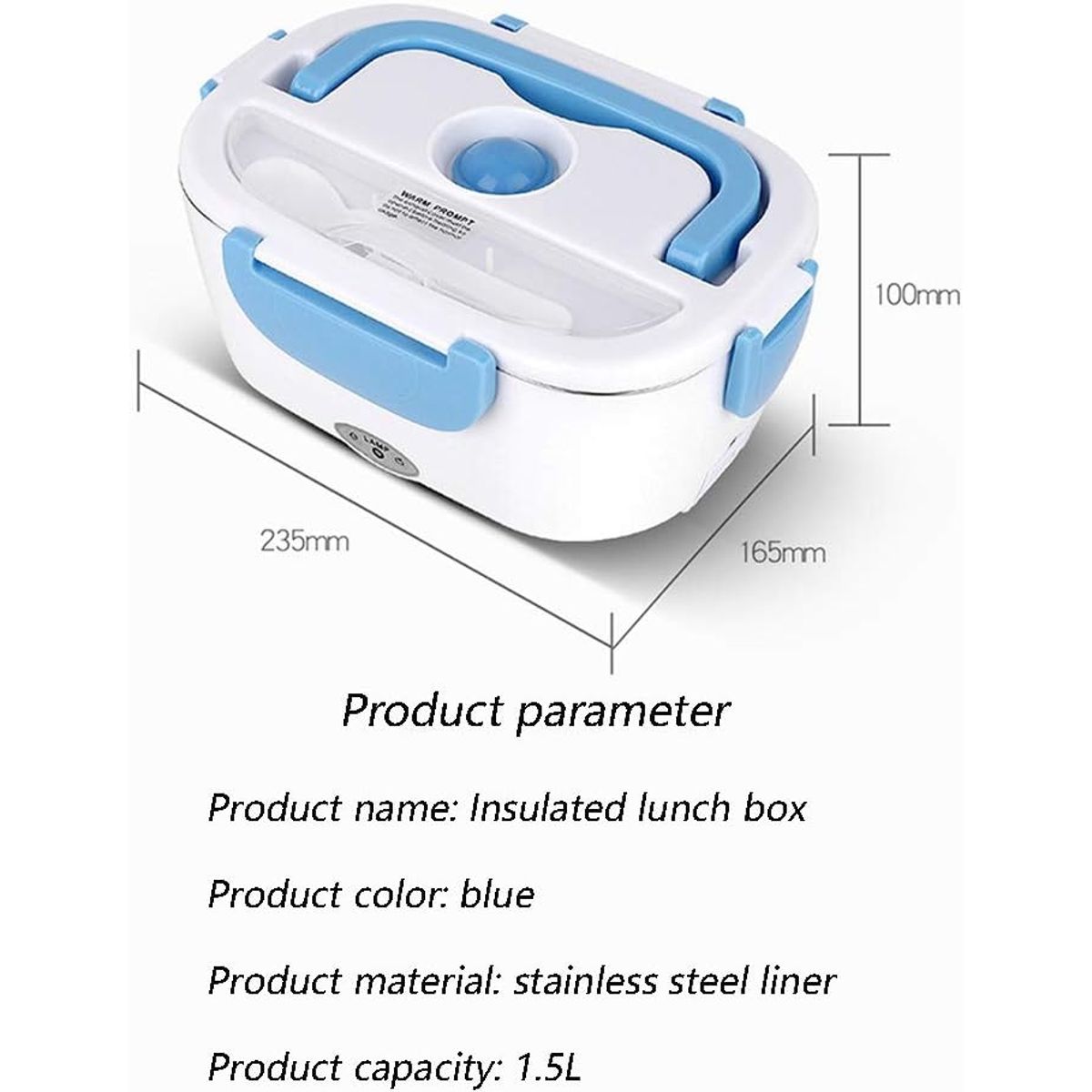 GENERICO - Calentador De Comida Para Auto 12v Lonchera Termo Electrico para auto