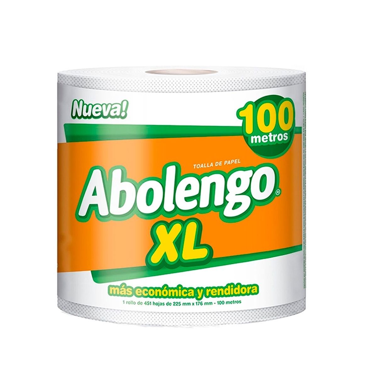 ABOLENGO - Toalla Papel Abolengo XL - Rollo Gigante 1 Unid. - 100 Mt