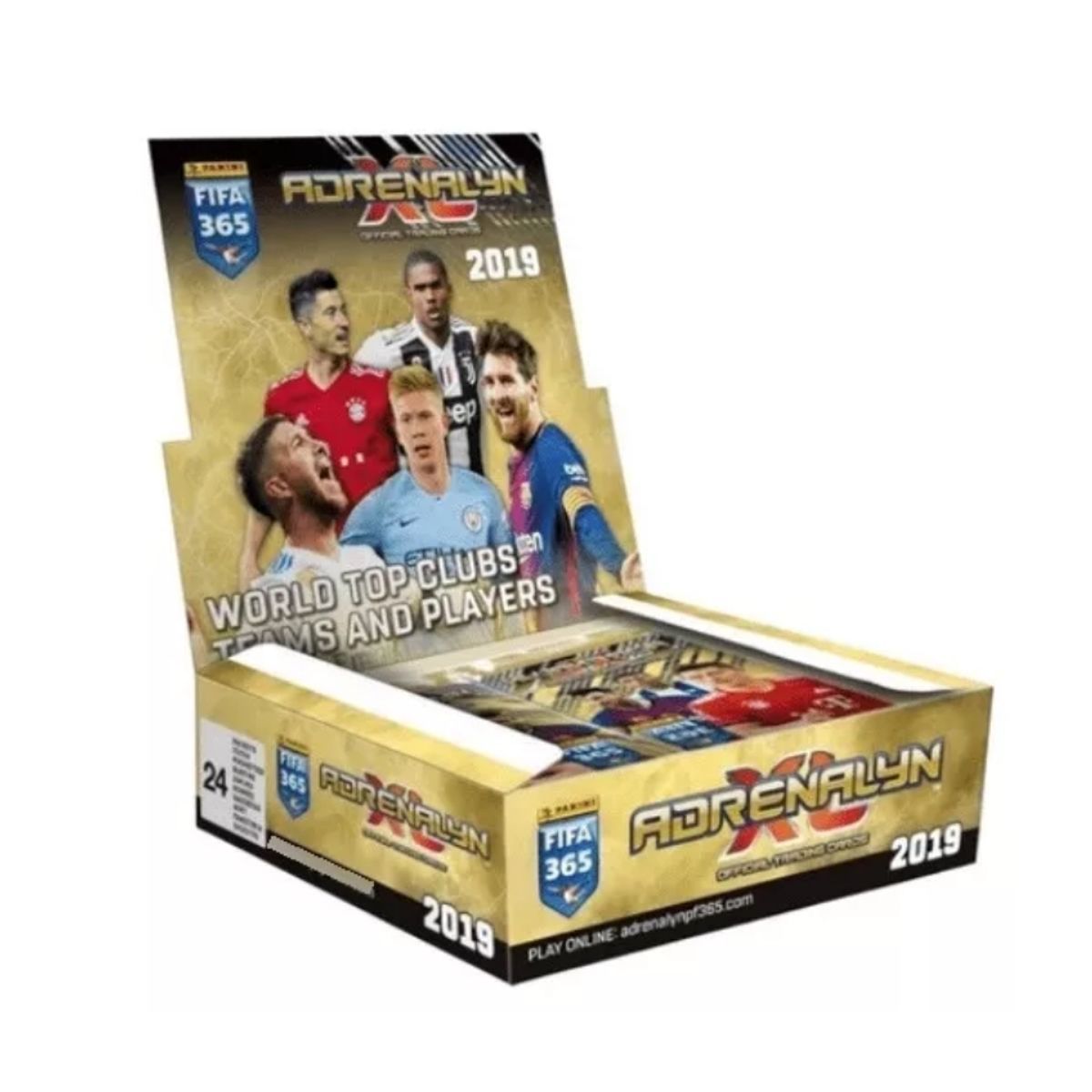 PANINI - CAJA DE CARTAS ADRENALYN FIFA 365 2019 (24 SOBRES)