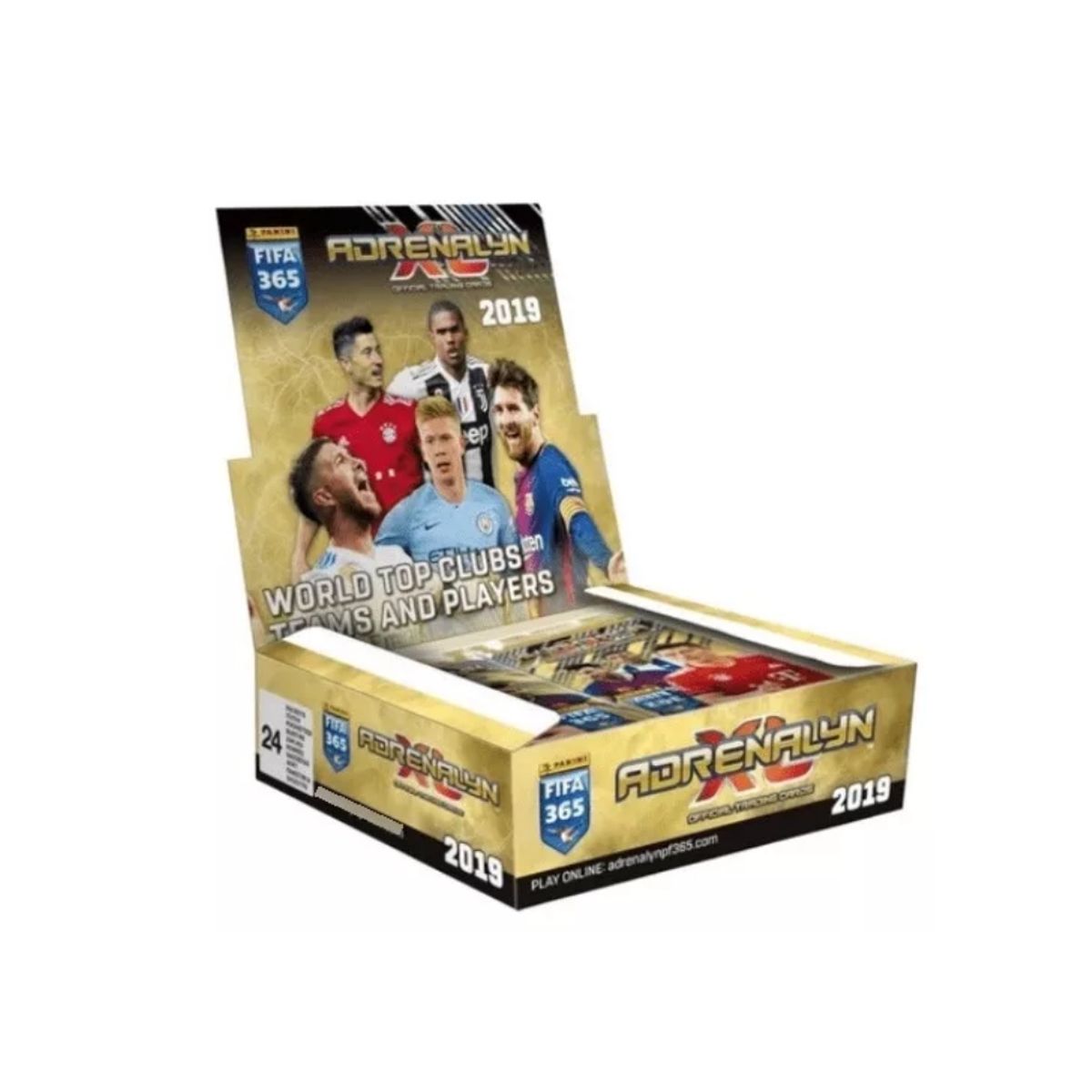 PANINI - CAJA DE CARTAS ADRENALYN FIFA 365 2019 (24 SOBRES)