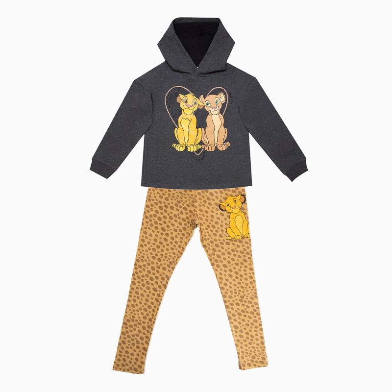 DISNEY - Conjunto Niña Rey Leon Animal Print Café Disney