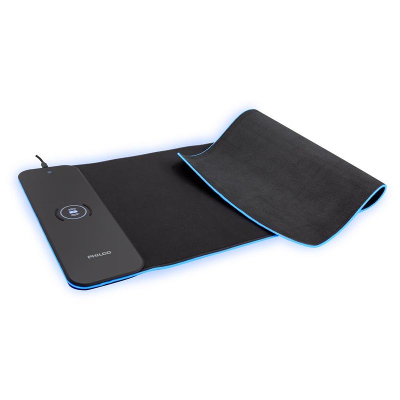 PHILCO - MOUSEPAD GAMER XL CARGA INALÁMB. SPL7604 PHILCO PRO - Negro