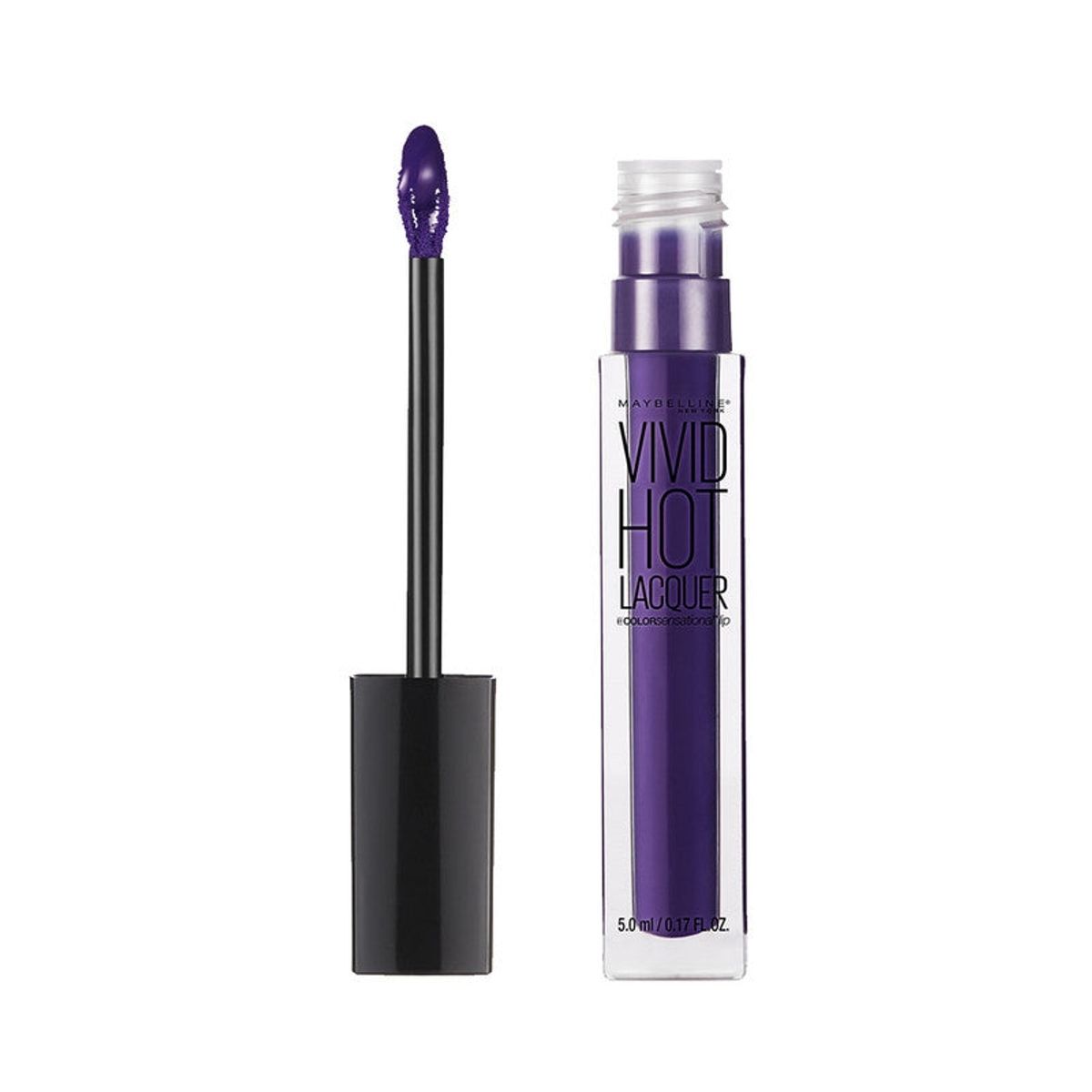 MAYBELLINE - Brillo Labial Vivid Hot Lacquer 78 Royal Maybelline.