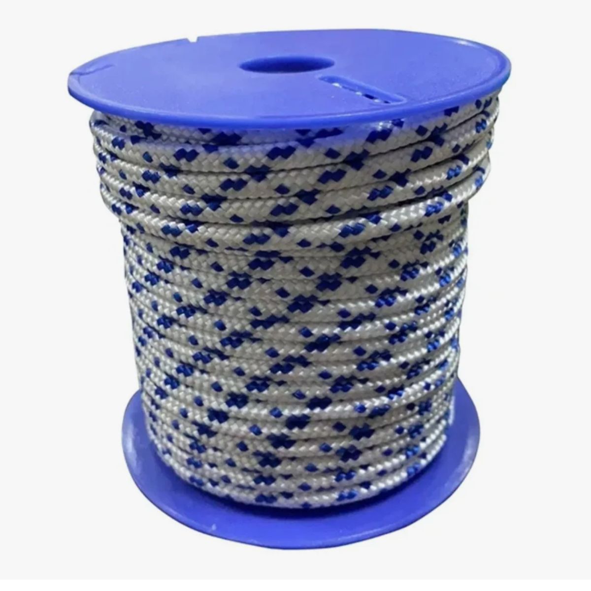 GENERICO - Cuerda cordel perlon polipropileno trenzado alta resistencia 6mm rollo 100 metros