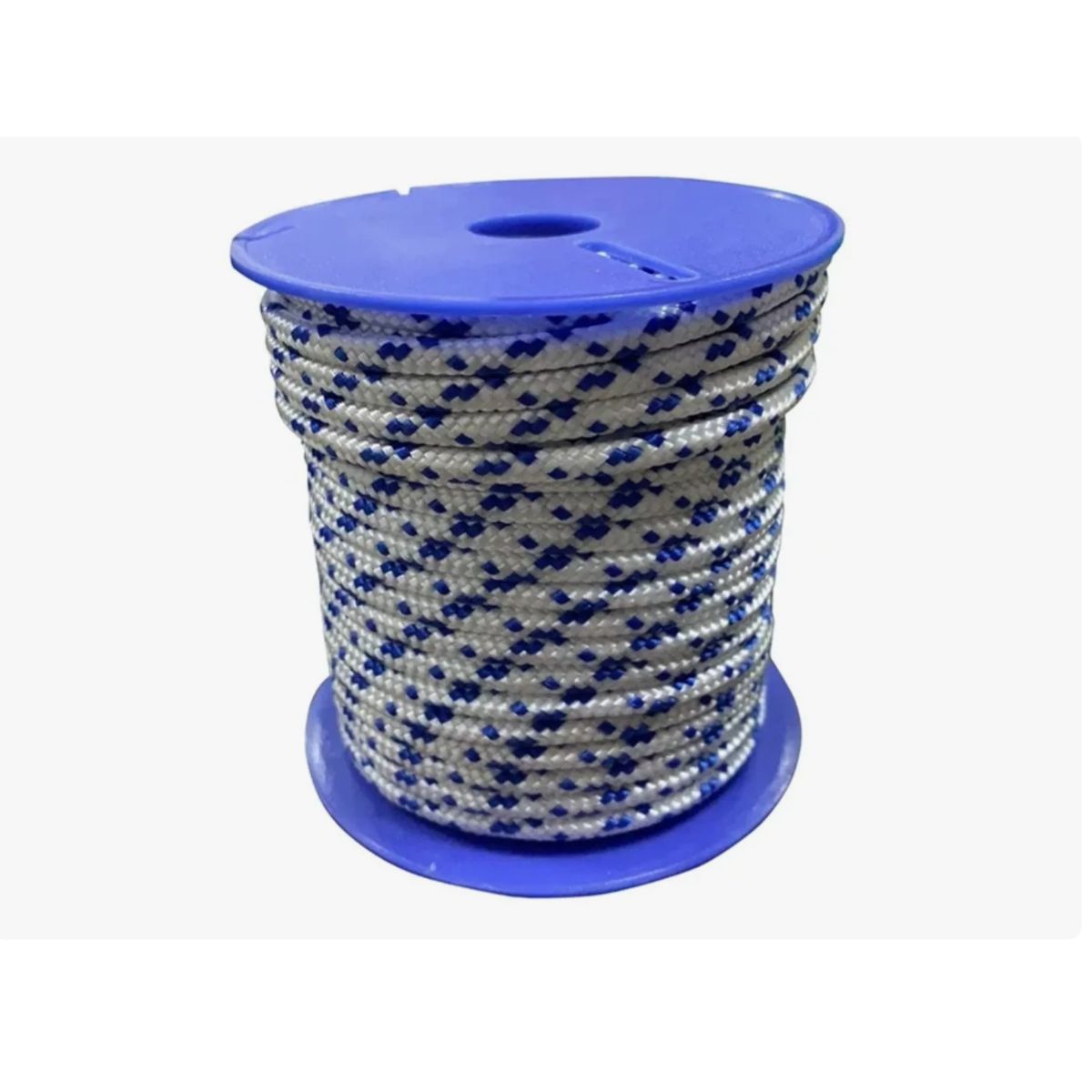 GENERICO - Cuerda cordel perlon polipropileno trenzado alta resistencia 6mm rollo 100 metros