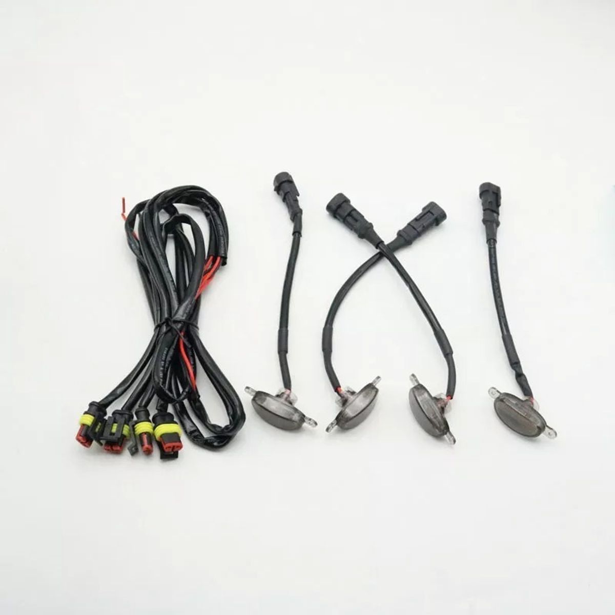 X4 Luz Led Estilo Raptor Ahumada Parachoque Parrilla ROJO, marca GENERICO - Foto 2