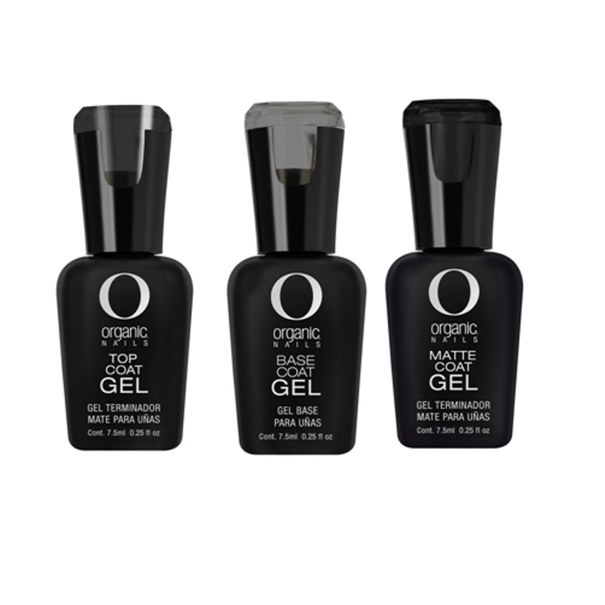 ORGANIC NAILS - BASE 7.5 ML & TOP COAT 7.5 ML & MATTE 7.5 ML ORGANIC NAILS